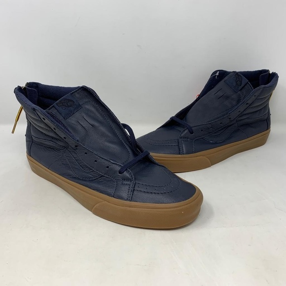 Vans Other - Vans Sk8-Hi Reissue Zip Hiking Navy Gum Men's 11.5